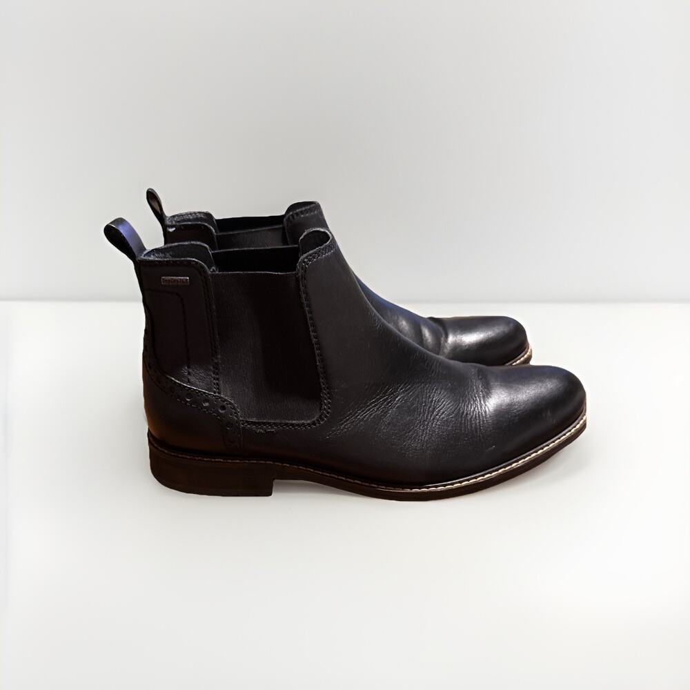 Josef Seibel Men’s Size 45/11-11.5 Jasper 50 Chelsea Leather Boots Black